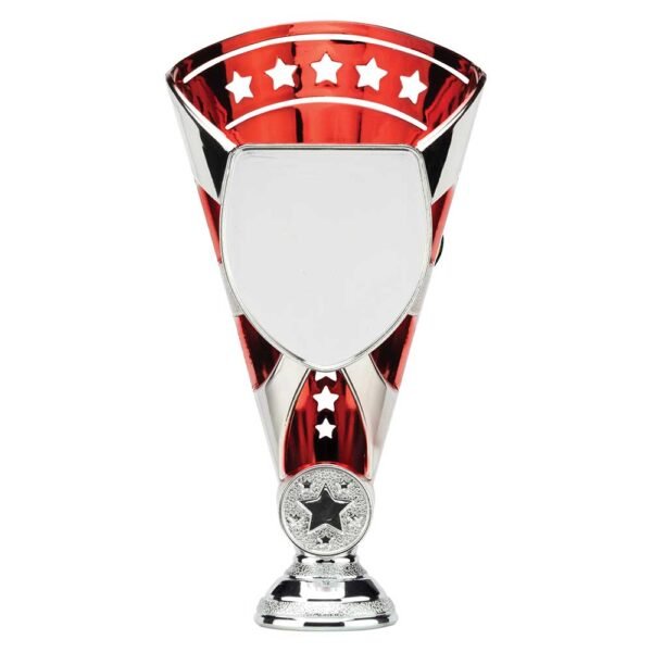 Cobra Star Plastic Cup Silver & Red