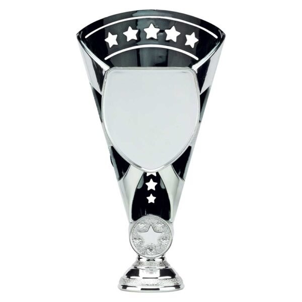 Cobra Star Plastic Cup Silver & Black