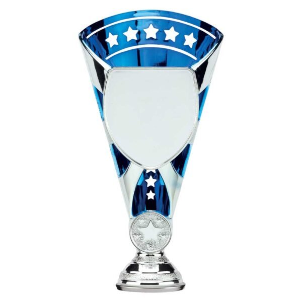 Cobra Star Plastic Cup Silver & Blue