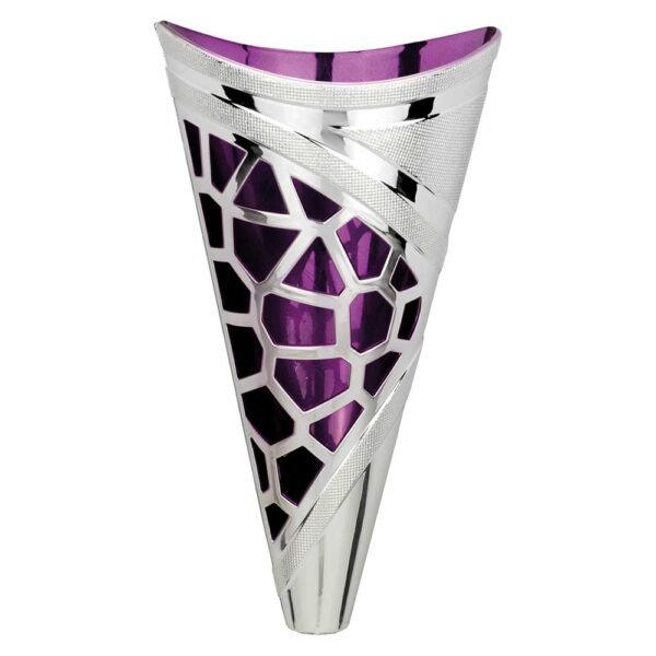 Vivid Plastic Cup Silver & Purple