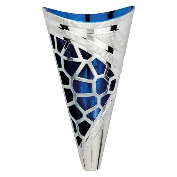 Vivid Plastic Cup Silver & Blue