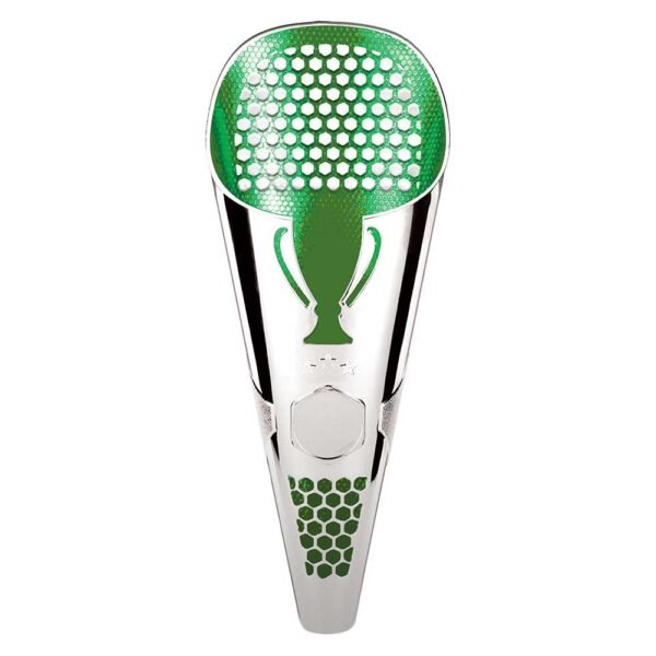 Eclectic Plastic Cup Silver & Green