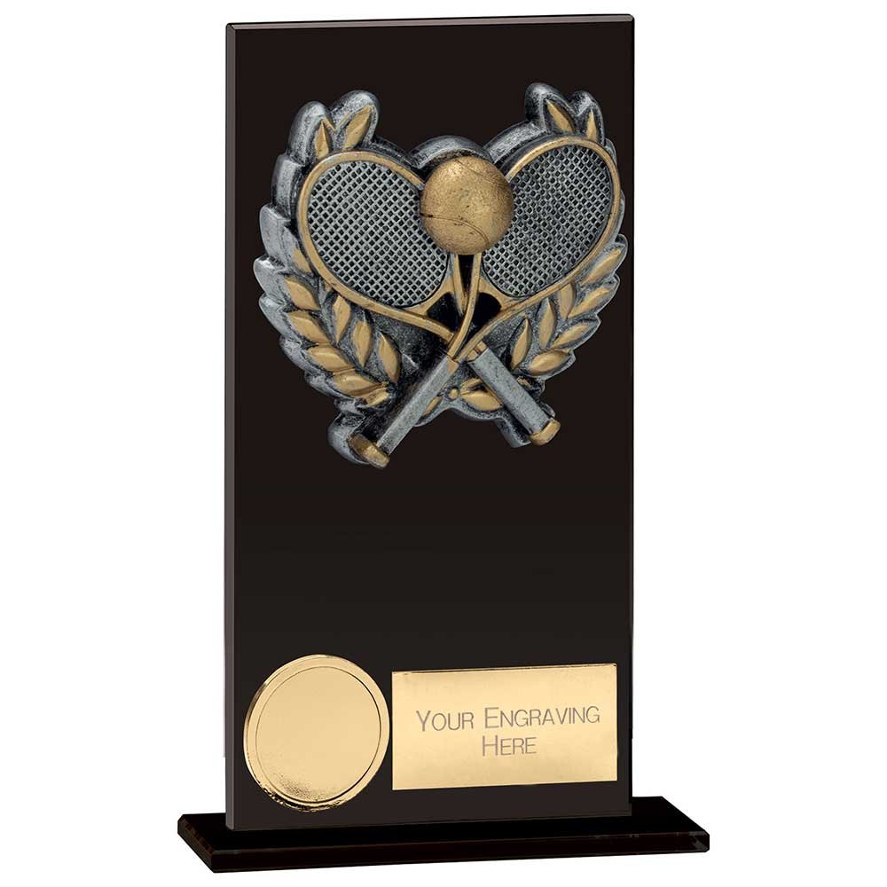 CR19191C.jpg Euphoria Hero Tennis Glass Award - Image 1