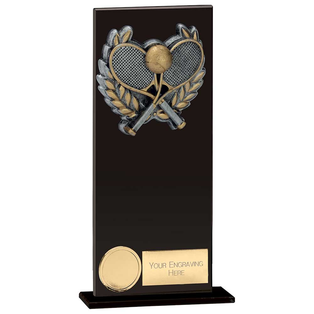 CR19191E.jpg Euphoria Hero Tennis Glass Award - Image 1