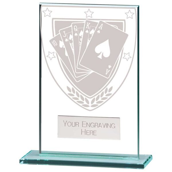 Millennium Poker Jade Glass Award