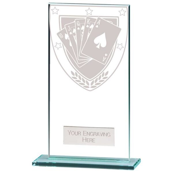 Millennium Poker Jade Glass Award
