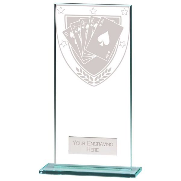 Millennium Poker Jade Glass Award