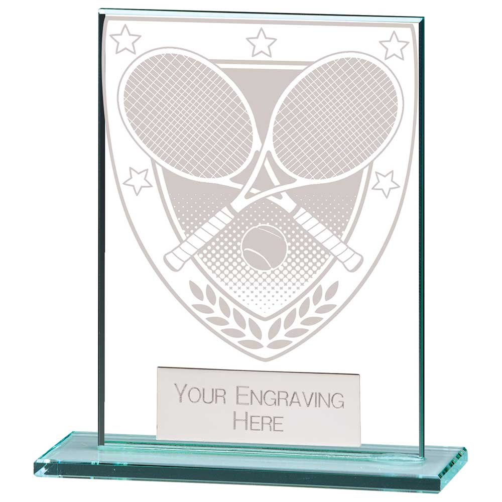 CR20394A.jpg Millennium Tennis Jade Glass Award - Image 1