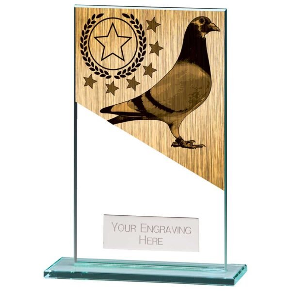 Mustang Pigeon Jade Glass Award
