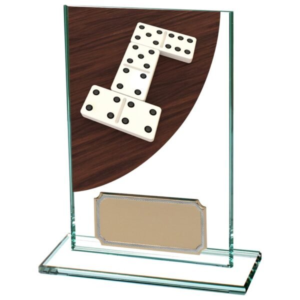 Colour Curve Dominoes Jade Glass Award