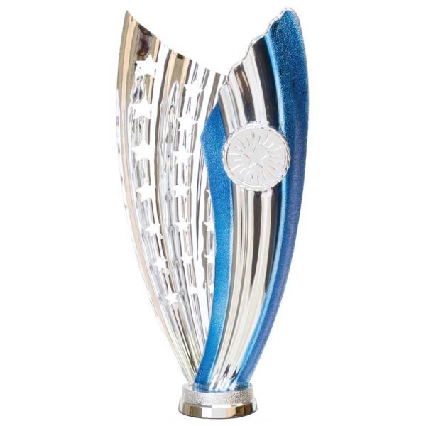 Glamstar Plastic Holder Silver & Blue