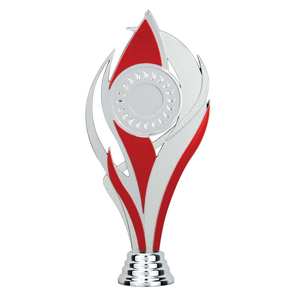 H25279A.jpg Volcano Holder Silver & Red - Image 1