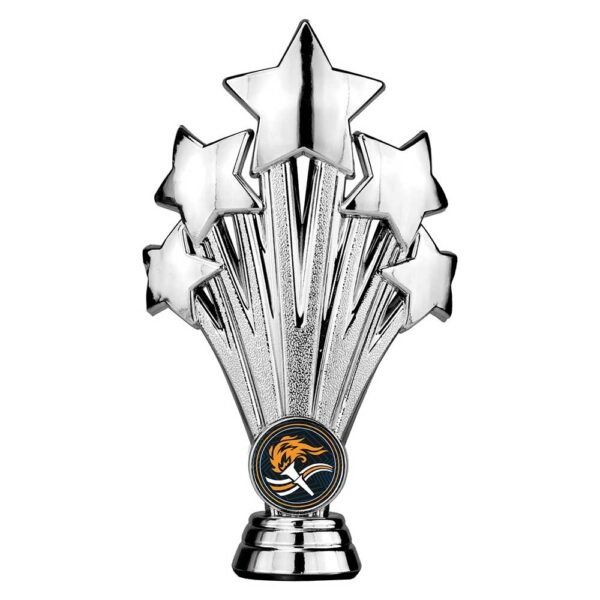 5 Star Plastic Holder Silver