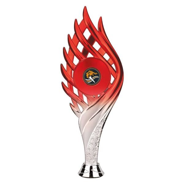 Wildfire Plastic Holder Red and Silver