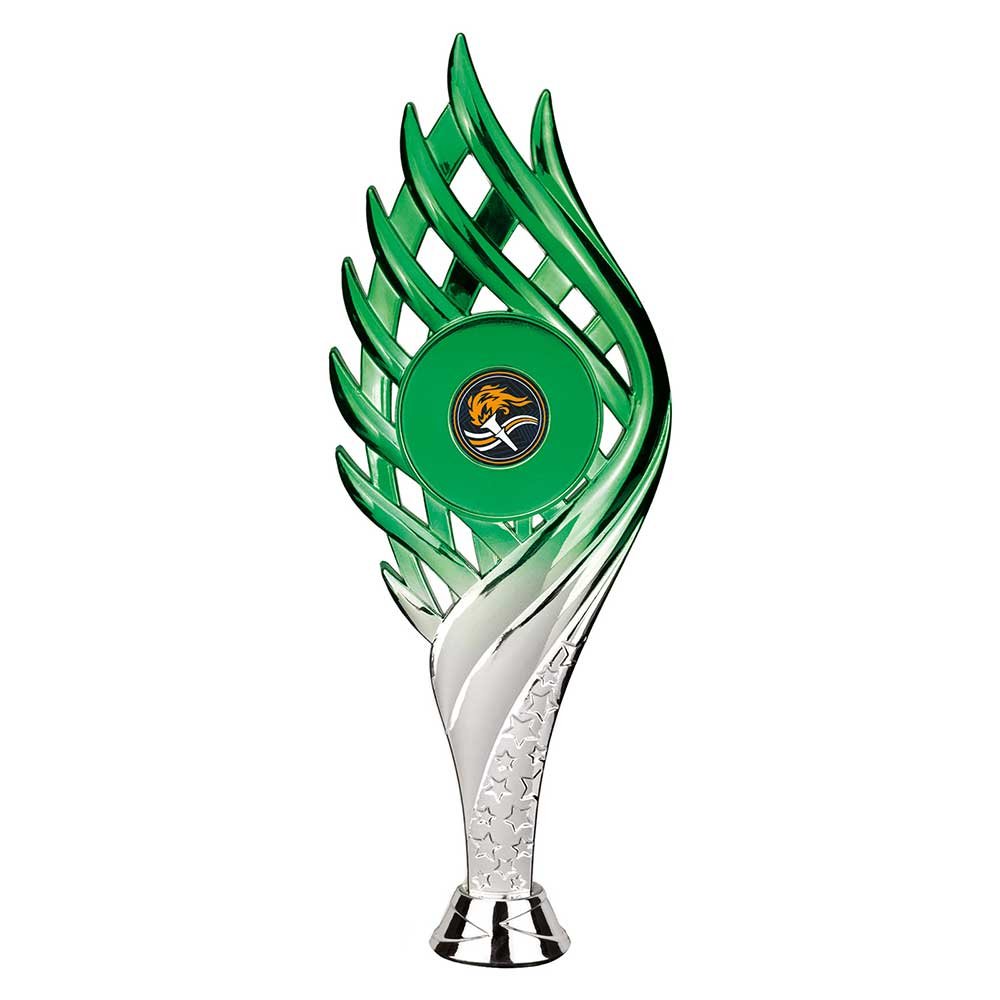 H26031A.jpg Wildfire Plastic Holder Green and Silver - Image 1