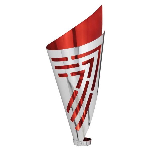 Arrow Metal Cup Silver & Red