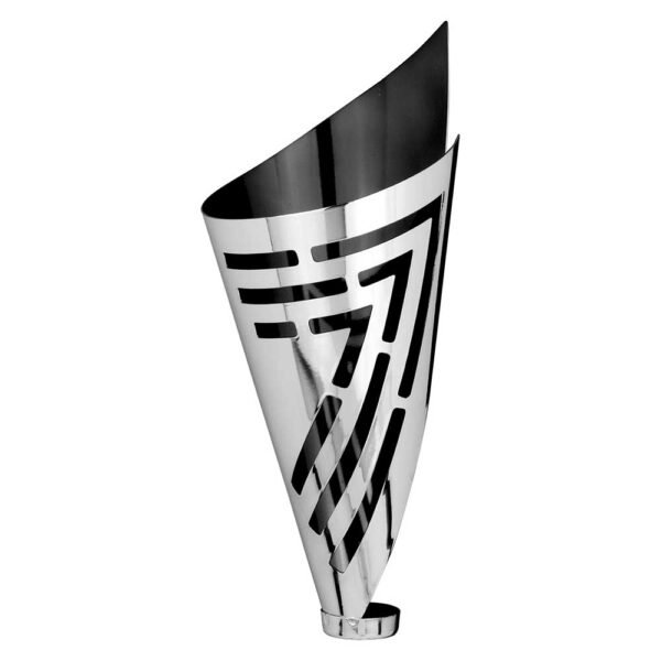 Arrow Metal Cup Silver & Black