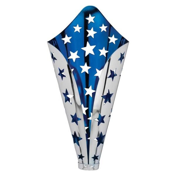 Galaxy Metal Cup Silver & Blue