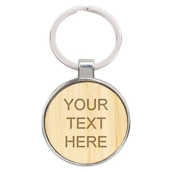 Echo Circle Bamboo Keyring