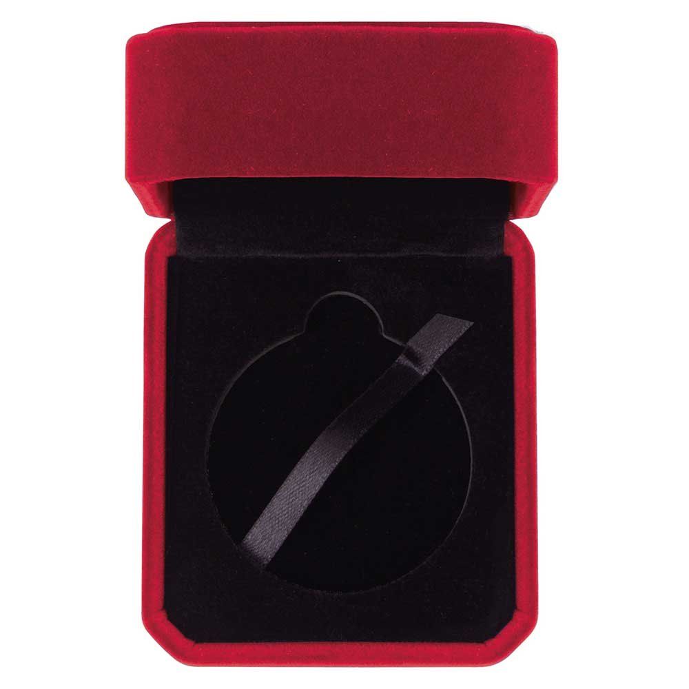MB20306AA.jpg Aspire Velvet Medal Box Red - Image 1