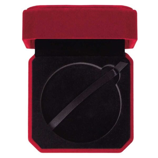 Aspire Velvet Medal Box Red