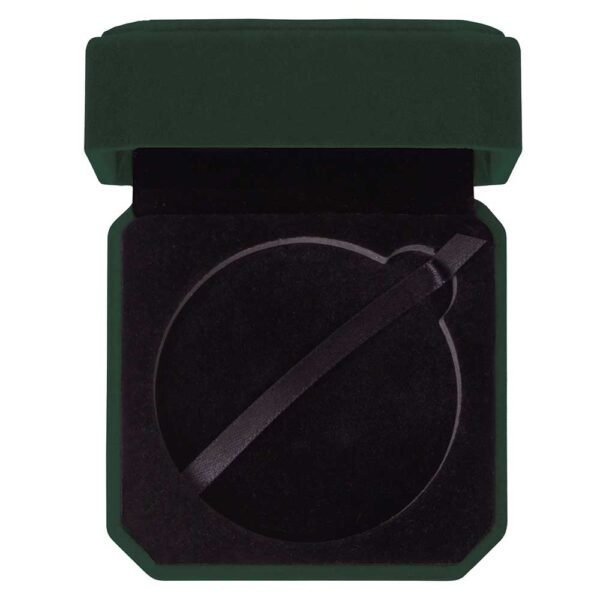 Aspire Velvet Medal Box Green
