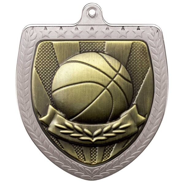 Cobra Basketball Shield Medal