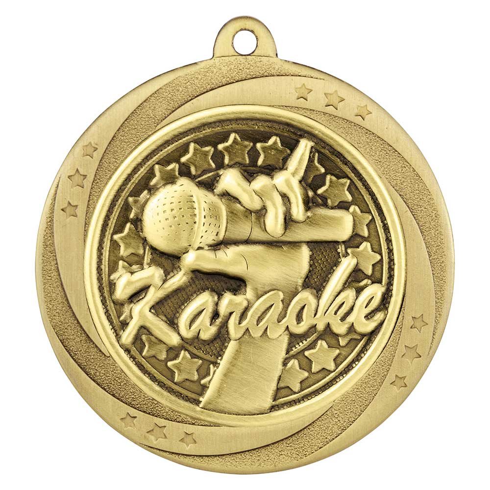 MM25065G.jpg Superstar Karaoke Medal - Image 1