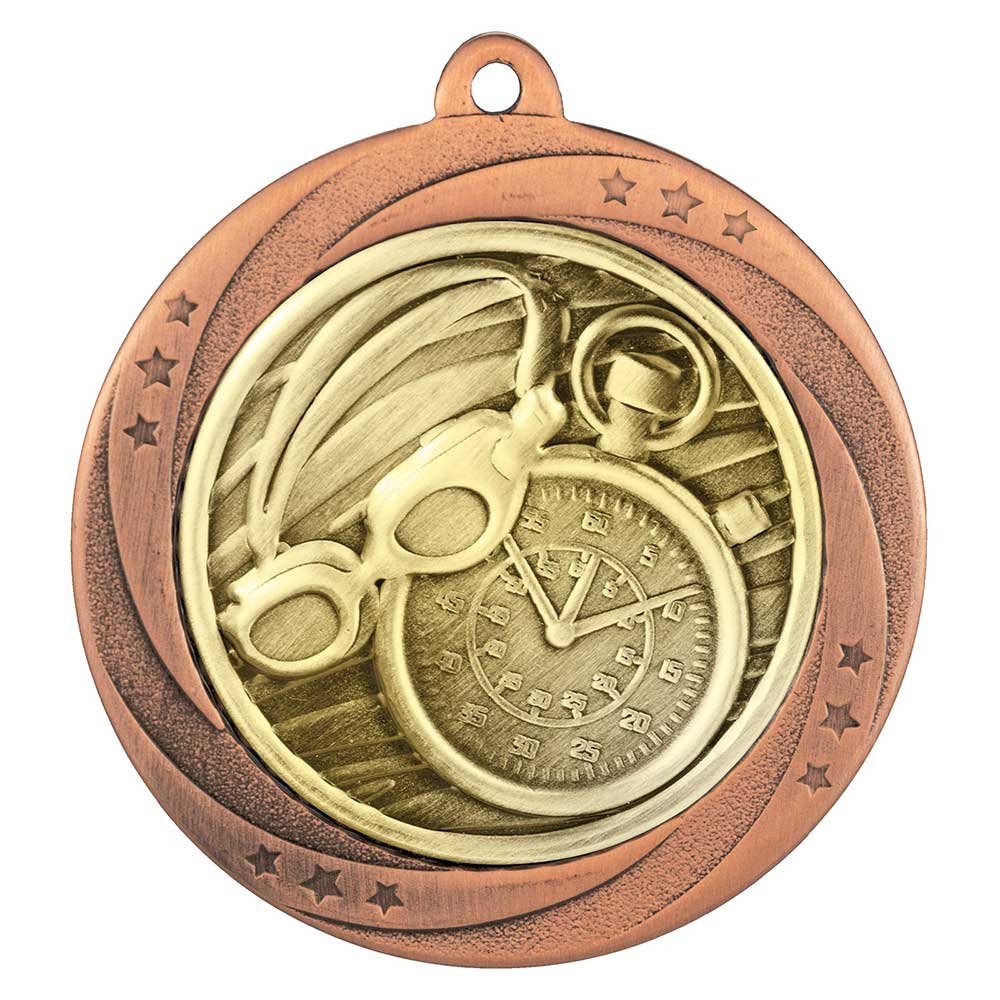 MM25077B.jpg Superstar Swimming Medal - Image 1