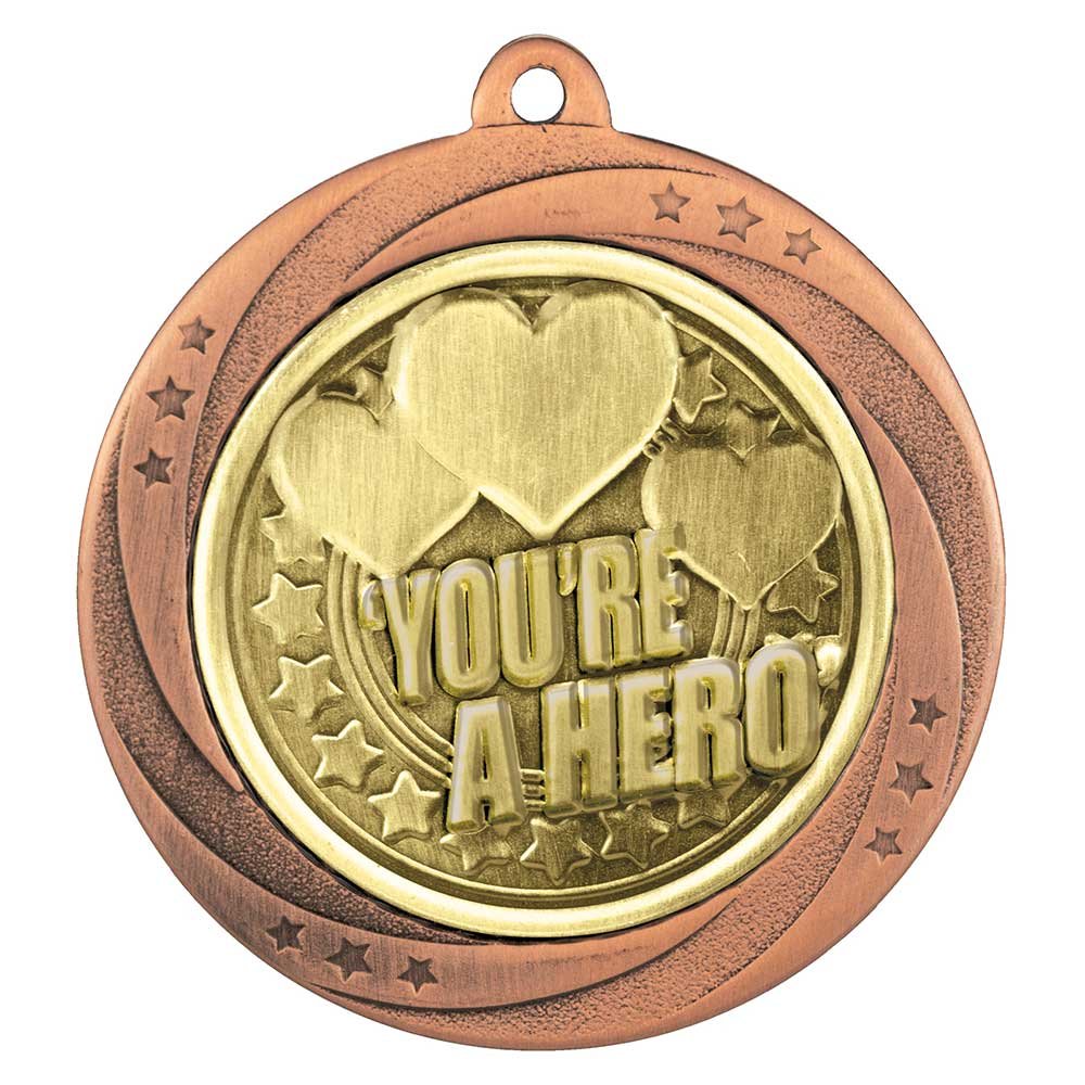 MM25365B.jpg Superstar You're a Hero Medal - Image 1