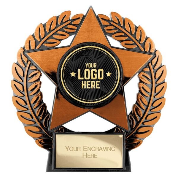 Emperor Star Plastic Plaque Bronze