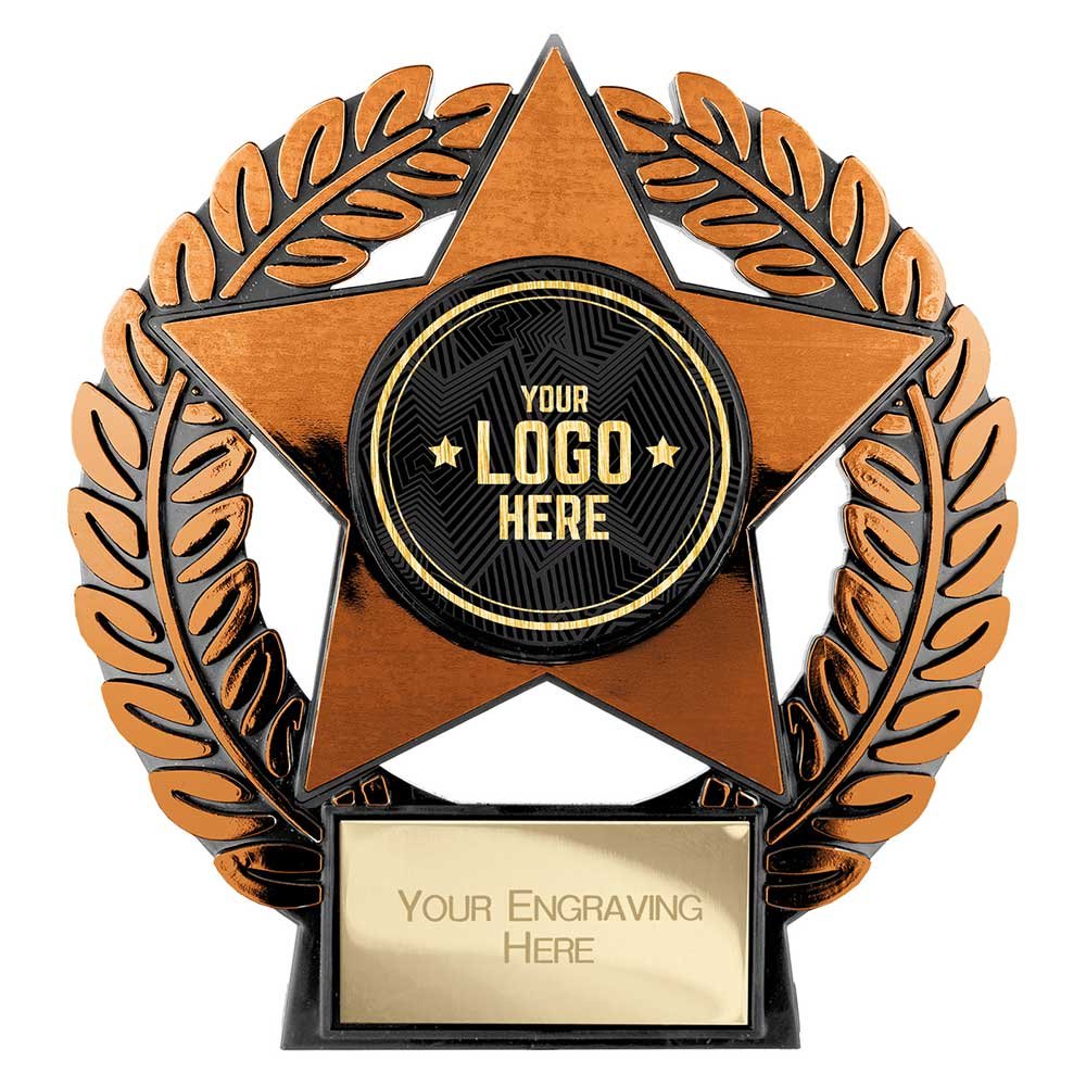 PL26033B.jpg Emperor Star Plastic Plaque Bronze - Image 1