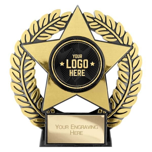 Emperor Star Plastic Plaque Gold