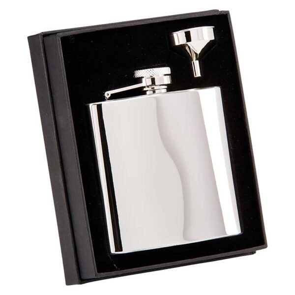 The Grand Flask Polished Steel