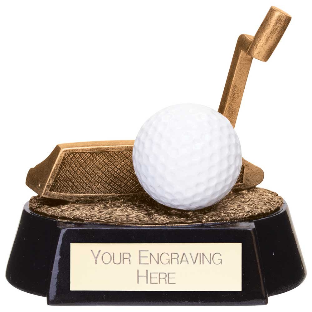 RF23032A.jpg Fairway Golf Putter Award Antique Gold - Image 1