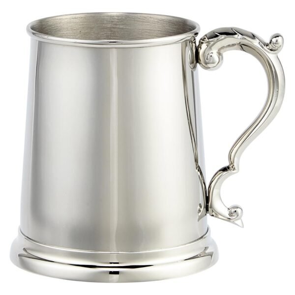Augustine Polished Steel 1pt Tankard