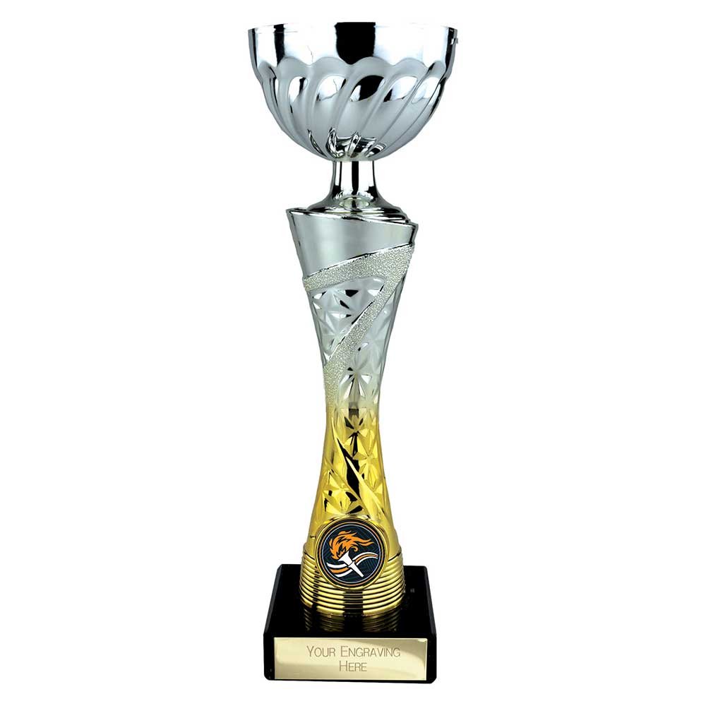 TR26207A.jpg Vigour Trophy Silver & Gold - Image 1