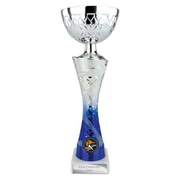 Vigour Trophy Silver & Blue