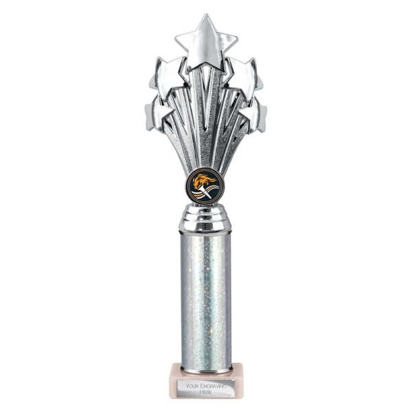 5 Star Multisport Tube Trophy Silver